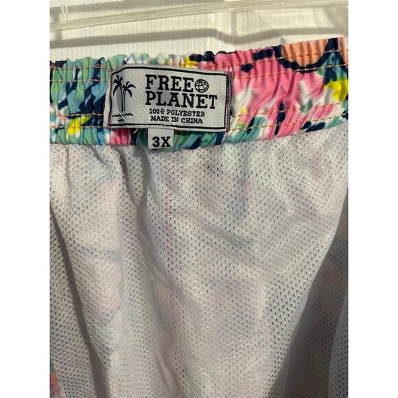 Free Planet Men’s Swim Trunks Size 3X New - Picture 5 of 7
